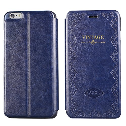 iPhone 6S Plus Case,iPhone 6 Plus Case,[5.5inch],by Ailun,Wallet Case,Card Holder Case,Stand Feature,Magic Book Case,Flip Cover Case[Blue]