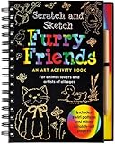 Scratch and Sketch Furry Friends: An Art Activity Book for Animal Lovers and Artists of All Ages (Scratch & Sketch)