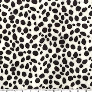 60-Wide-Minky-Cuddle-Dalmation-Black-White-Fabric-By-The-Yard