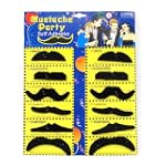 SODIAL(TM) 12 �� Fausses moustaches a...