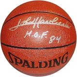 John Havlicek Autographed Indoor/Outdoor Basketball with HOF 84 Inscription
