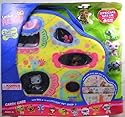 Littlest Pet Shop Carrying Case Set (Holds up to 20 pets) + BONUS 7 FUN PETS (2 exclusive pets SPIDER and MONKEY), dog, cat, pig, lizard, and butterfly