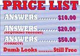 Price List