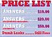 Price List