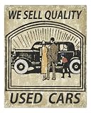 Ford vintage Car lot Sign sales display quality used cars