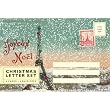 Cavallini Joyeux Noel Paris Eiffel Tower Christmas Letter Set