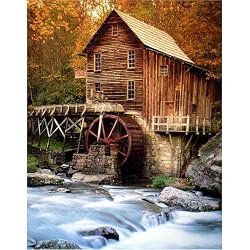 Glade Creek Mill Jigsaw Puzzle, 1000pc