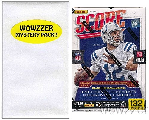 2016-Score-NFL-Football-HUGE-EXCLUSIVE-Factory-Sealed-Retail-Box-with-132-Cards-Special-HELMET-Card-Includes-over-30-Rookie-Cards-Plus-Bonus-Wowzzer-Mystery-Pack-with-AUTOGRAPH-or-MEMORABILIA-Card