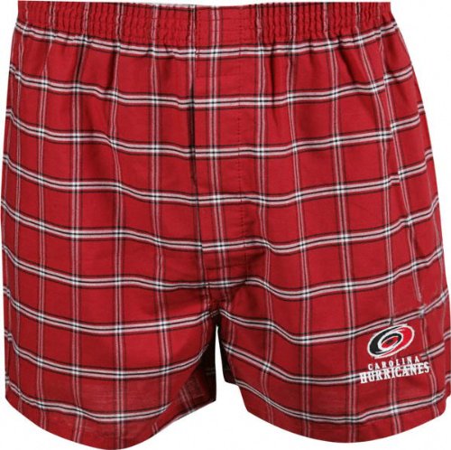 Buy Carolina Hurricanes Kickin' Back Plaid Boxer Shorts