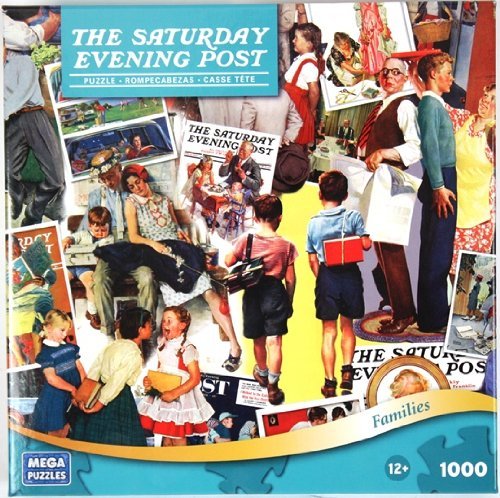 The Saturday Evening Post 1000 Piece Puzzle - Families by Mega Brands