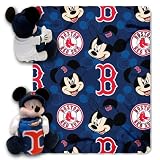 BSS - Boston Red Sox MLB Mickey Mouse with Throw Combo