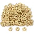 Daisy Flower Bali Spacer Beads Gold Plt 6mm Approx 125
