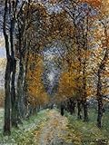 IMAGE OF Ready to hang paintings on stretched canvas - Claude Monet - 24 x 32 inches - The Avenue