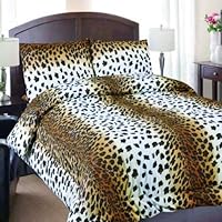 LEOPARD SKIN - 800 Count Microfiber Sheet Set - FULL