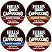 Hills Bros Instant Cappuccino Single-Serve Coffee Pods, Variety Pack - Double Mocha, English Toffee, French Vanilla, Salted Caramel - Compatible with Keurig K-Cup Brewers (48 Count)