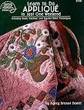 cover of Learn to do Applique in Just One Weekend