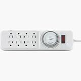Woods Import 5522575 8 Outlet Power Strip With Timer