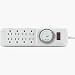 Woods Import 5522575 8 Outlet Power Strip With Timer