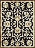 IMAGE OF Loloi Halton Black/Gold Chenille/Viscose, HL-09