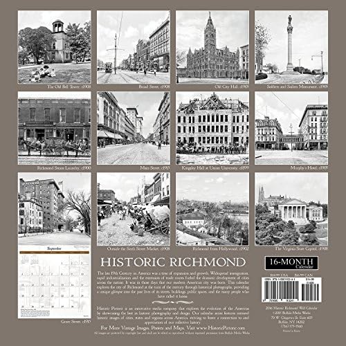 Historic Richmond 2016 Calendar