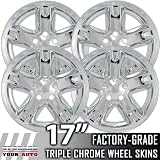 2007-2008 Dodge Nitro 17 Chrome wheel Skin Covers 