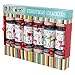 The Gift Wrap Company 6 Count Tom Smith Christmas Crackers, Mini, Dizzy Deer, Multicolor