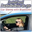 Car Stereo Head Unit w/ Built-in Bluetooth Installation