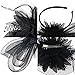 Women's Fascinators Hat Small Hairpin Feather Mesh Flower Hairclip