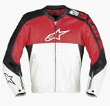 ALPINESTARS STUNT 2 LEATHER JACKET RED 56 310-146-30-56
