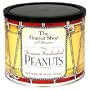 The Peanut Shop of Williamsburg Hand Cooked Virginia Peanuts in Large Colonial Style Drum, 40-Ounce Tins (Pack of 2)