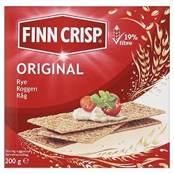 Finn Crisp Original, Delicately Thin Rye Crispbread, 7-Ounce Boxes (Pack of 9)