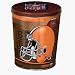 Cleveland Browns 3.5 gallon gift tin filled with three premium gourmet popcorn flavor...