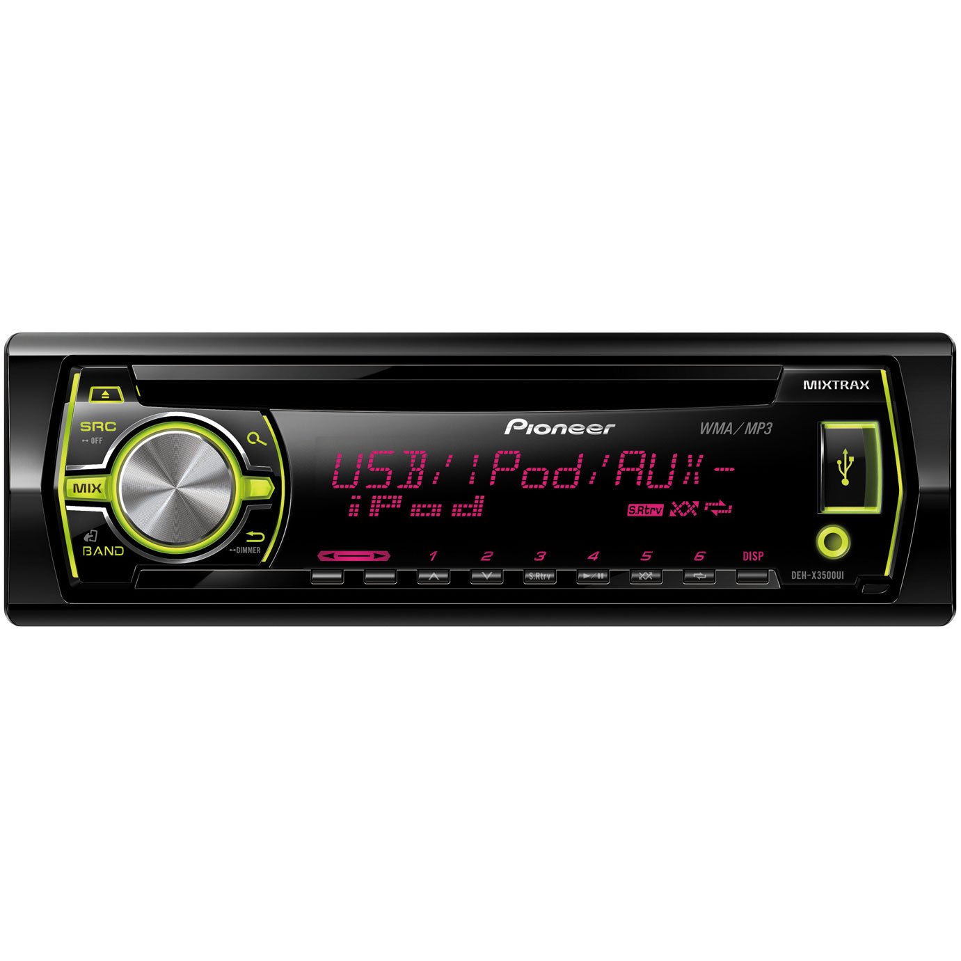 Pioneer DEHX3500UI In Dash CD/MP3/USB Car Stereo Receiver with MIXTRAX