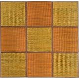 い草花ござラグカーペット Fピコ 200×200cm ウレタン付き(#8413970)