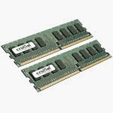 Crucial - Memory - 1 GB ( 2 x 512 MB ) - FB-DIMM 240-pin - DDR2 - 667 MHz / PC2-5300 - CL5 - 1.8 V - fully buffered - ECC