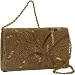 J. Furmani Beaded Flap Clutch