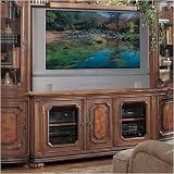 Hooker Furniture 053-70-465 Verona 65 Plasma TV Stand in Rich Dark Finish