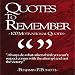 Quotes To Remember - 100 Motivational Quotes by Benjamin Bonetti