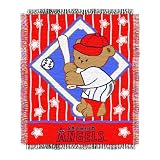 Los Angeles Angels Jacquard BABY Throw Blanket