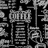 輸入壁紙 イギリス製 Graham & Brown / グラハム・アンド・ブラウン Coffee Shop Black / White 32-993