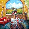 Norman's View Original Hand-Painted Oil on Gallery Wrapped Canvas - 32x32"