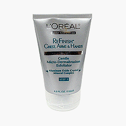 Loreal Dermo Expertise ReFinish Chest, Arms & Hands Gentle Micro-Dermabrasion Exfoliator