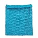 Turquoise Crochet Tutu Top Lined 12 Inches X 10 Inches Elastic Crochet Tube Top
