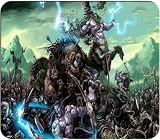World of Warcraft Night Elfs vs Undead Mouse Pad