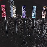 Kingsolar Acrylic Bubble Pack of 5 Solar Light Decoration Stick Stake Light Set (5pc lights)Solar Garden Lights,Solar Pathway Lights,Solar Led lights