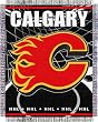 Calgary Flames Focus Series Throw Blanket - NHL Hockey Fan Shop Sports Team Merchandise