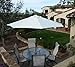Formosa Covers Replacement Umbrella Canopy for 9ft 8 Ribs Off White (Canopy Only)