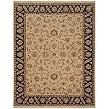 Jaipur Rugs Inc. Atlantis 10 x 14 Kerala Beige Ebony Area Rug