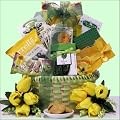 Garden Pleasures: Mother's Day Gourmet Gift Basket with Garden Theme