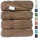 SALBAKOS - Premium 4 Piece Bath Towel Set, Made with 100% Turkish Cotton, Quick Drying, Highly Absorbent & Comfy Towels for Spa & Hotel | 27